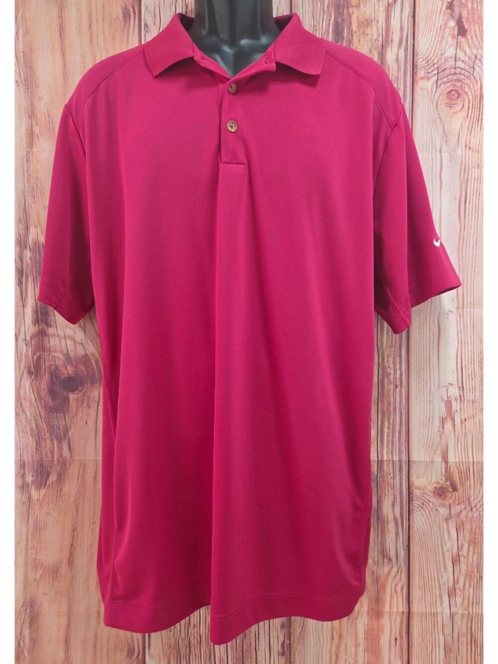 Nike Golf Tour Performance Pink Polo Shirt XL Dri-FIT Lightweight Comfortable